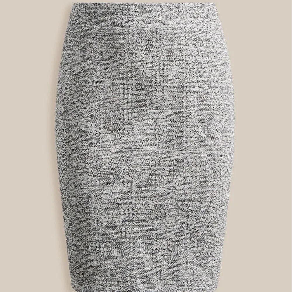 Torrid - Midi Studio Double Knit Pencil Skirt in Heather Grey - Picture 10 of 10